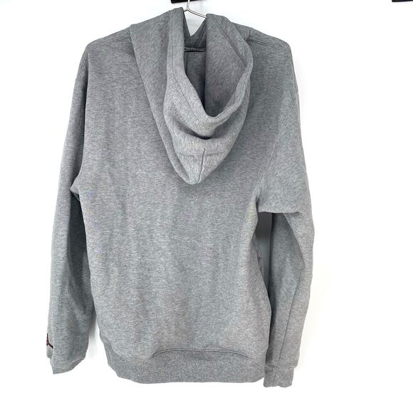 Jordan Essentials Jumpman Embroidered Heather Gray Hoodie Men's Size S - Picture 2 of 8